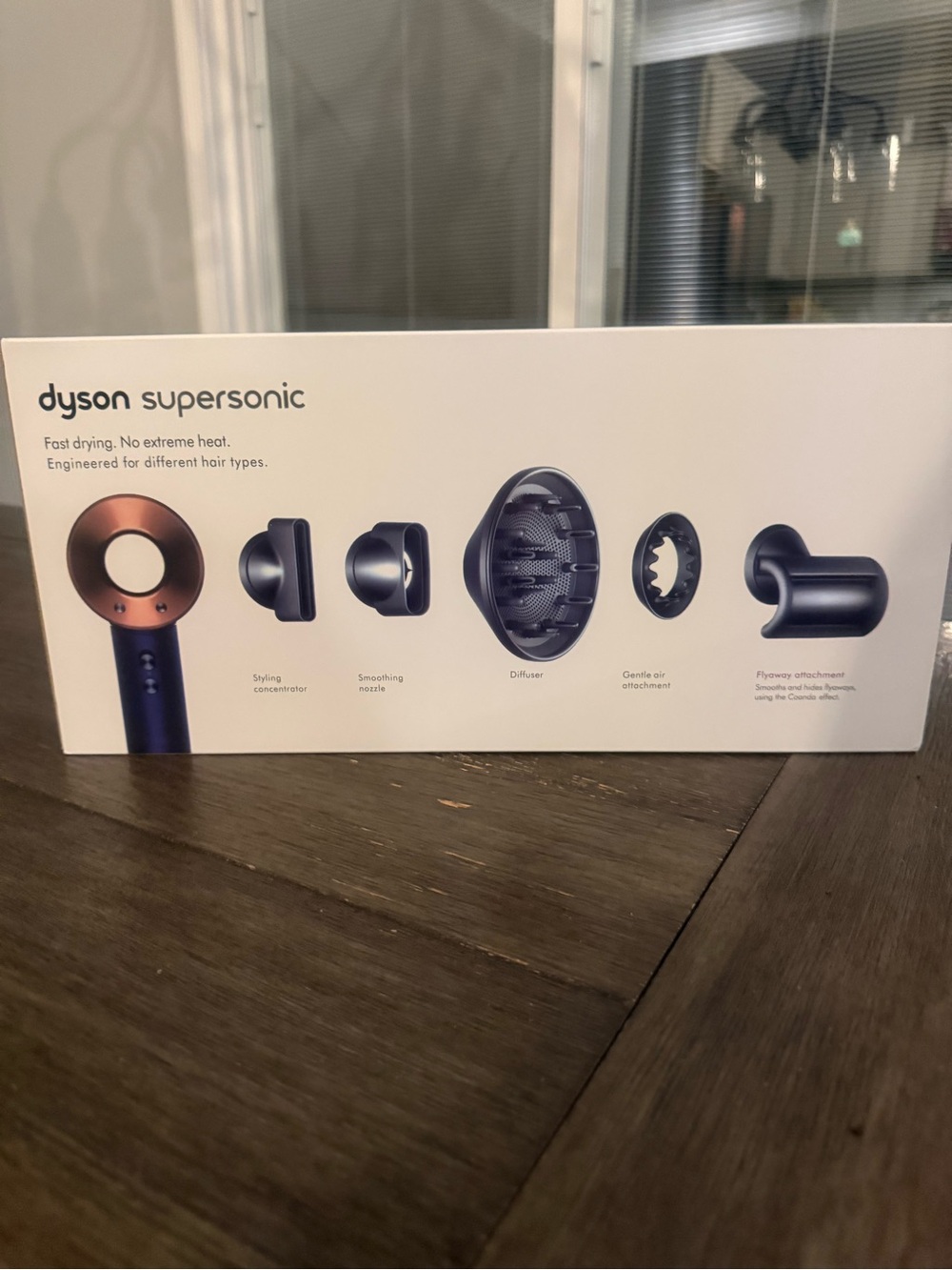 Dyson Supersonic Hair Dryer in Deep Purple with Copper Ring
